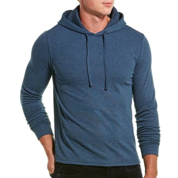 vince double knit hoodie